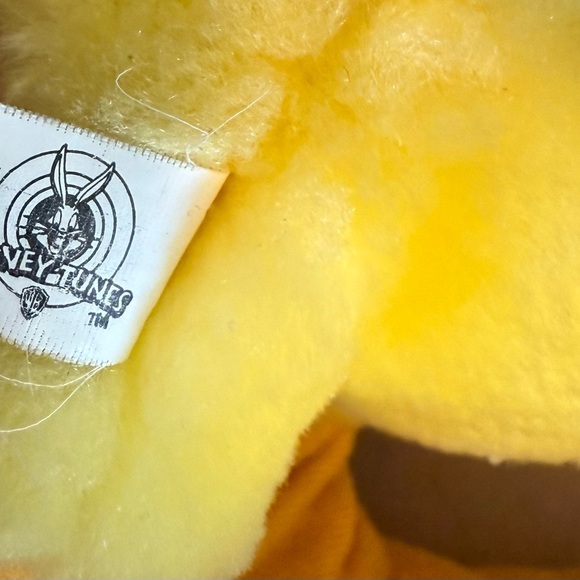 Vintage 19978 Warner Bros Jaclyn Inc 18” Tweety Bird Plush Backpack Looney Tunes - Picture 5 of 10